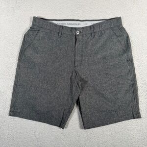 Under Armour Shorts Mens 38 (Fits 37) Gray Match Play Golf Performance 10.5"